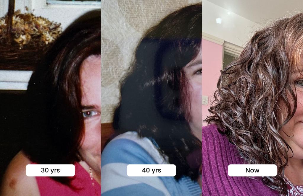 How Danielle embraced her menopausal hair change