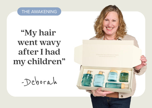 “My hair went wavy after I had my children”