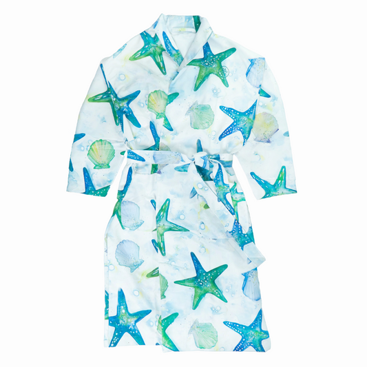 Microfibre Robe - Turquoise Tide