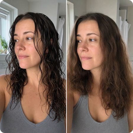 Merwave wavy hair sign